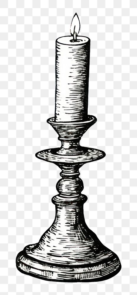 PNG  Candleholder drawing sketch candlestick.