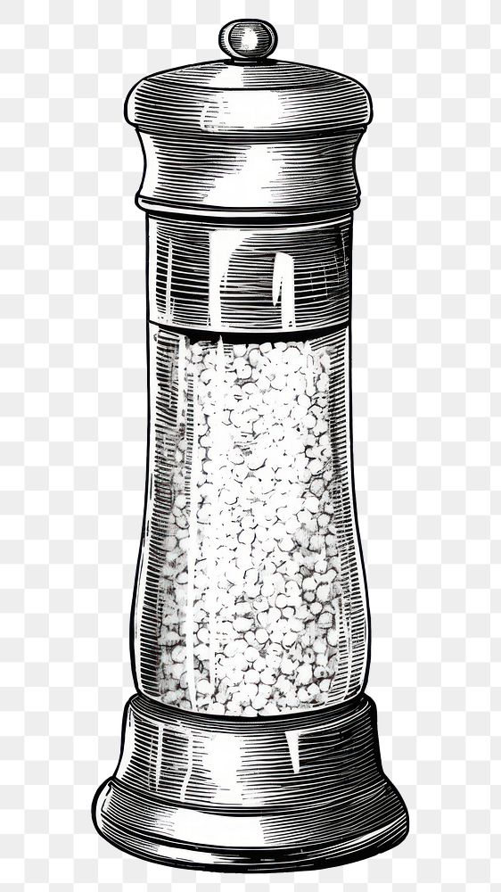 PNG  Pepper grinder sketch white background monochrome.