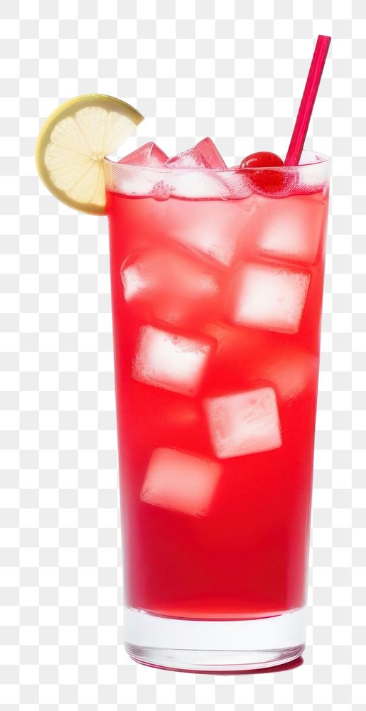 PNG Red cocktail drink juice fruit.