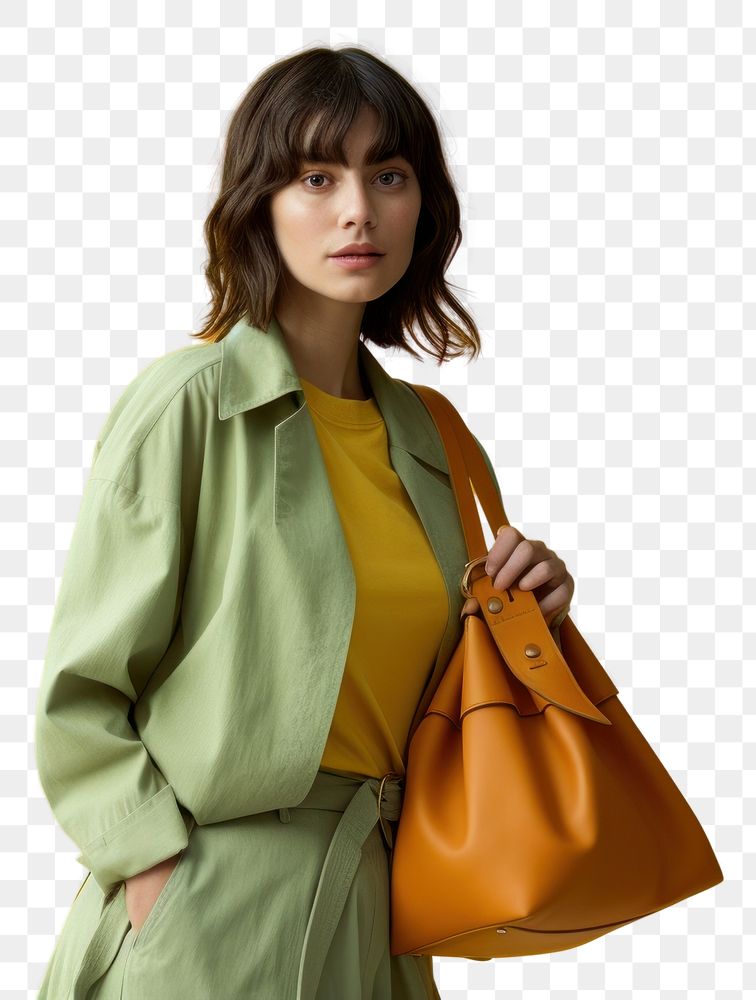 PNG Handbag purse adult outerwear.