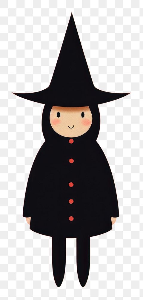 PNG Cute witch with halloween anthropomorphic jack-o'-lantern representation.