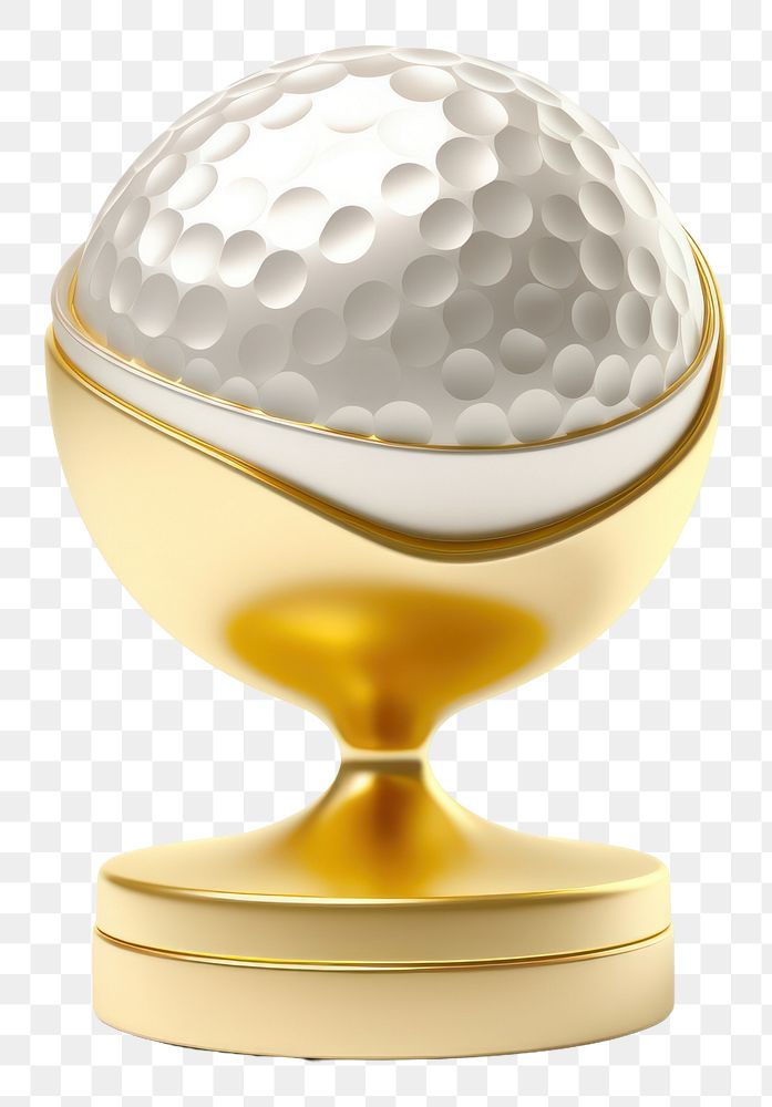 PNG Golf trophy sports shiny gold.