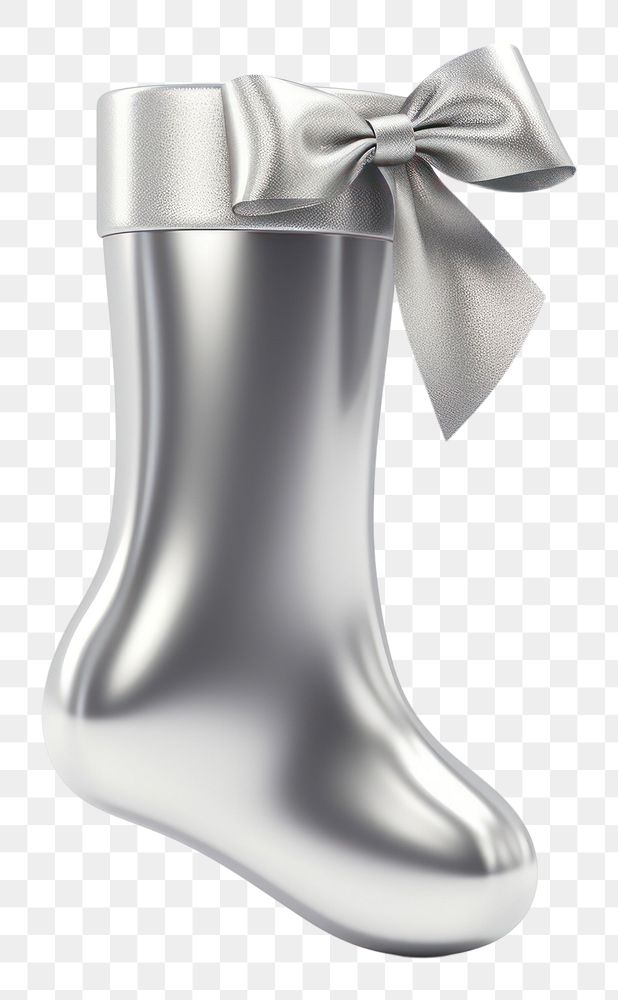 PNG Footwear silver shoe gift.