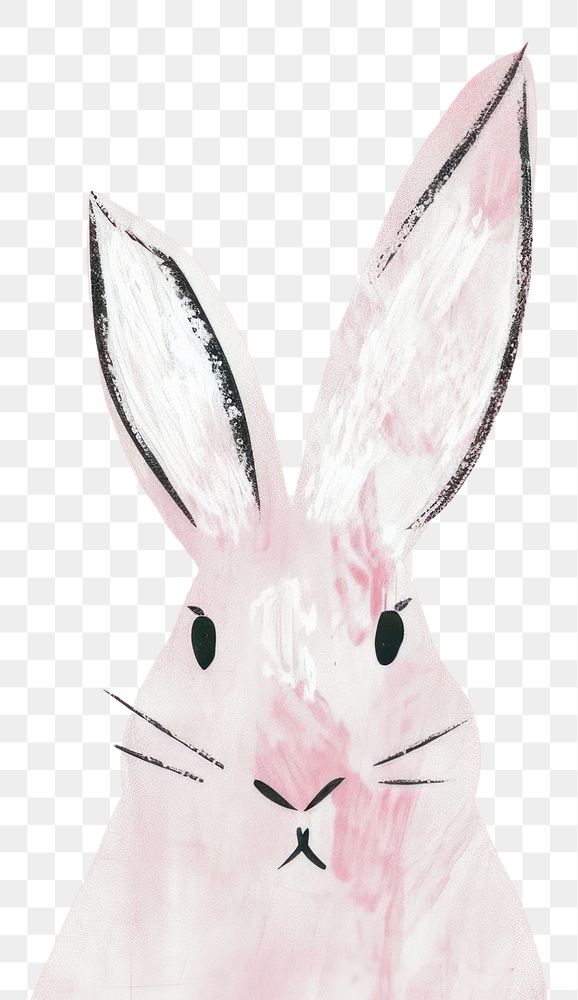 PNG Cute rabbit illustration weaponry animal mammal.