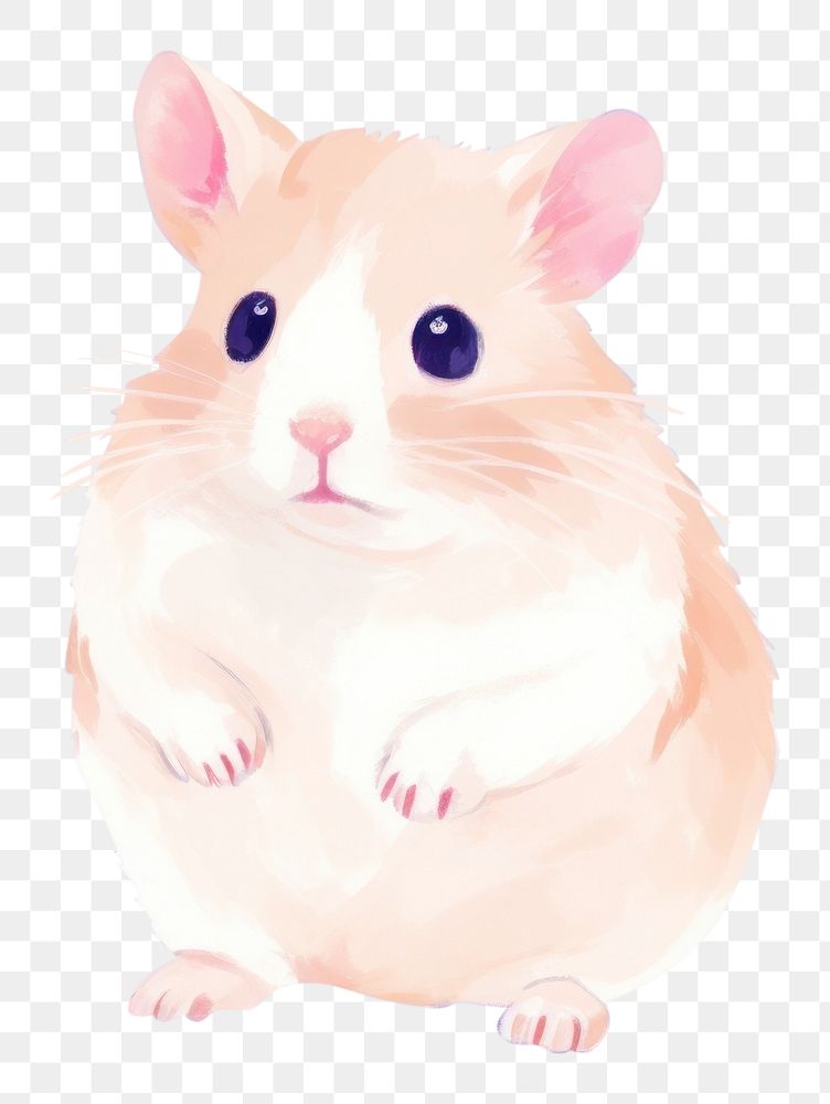 PNG  Hamster rodent animal mammal. AI generated Image by rawpixel.