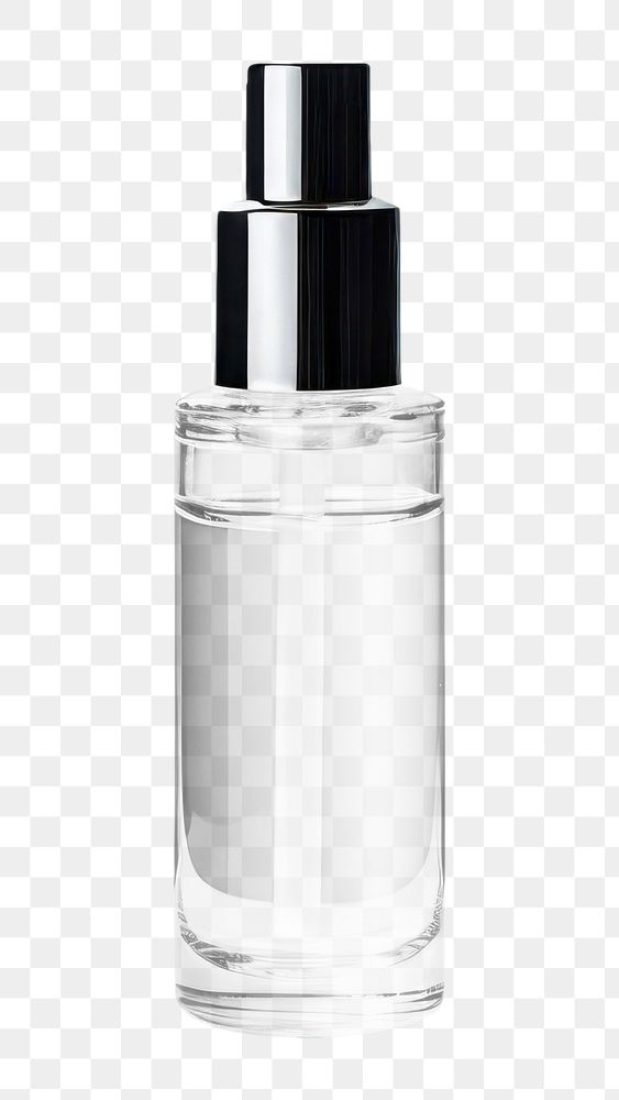 PNG  White skincare dropper bottle cosmetics perfume. AI generated Image by rawpixel.