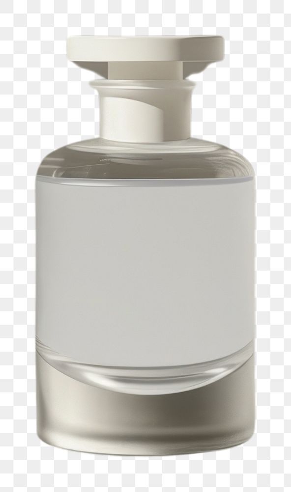 PNG  Perfume glass bottle mockup white container cosmetics.