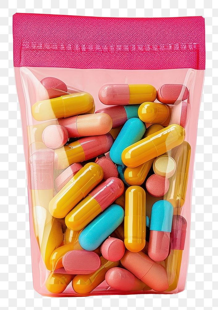 PNG Pill confectionery medication container.