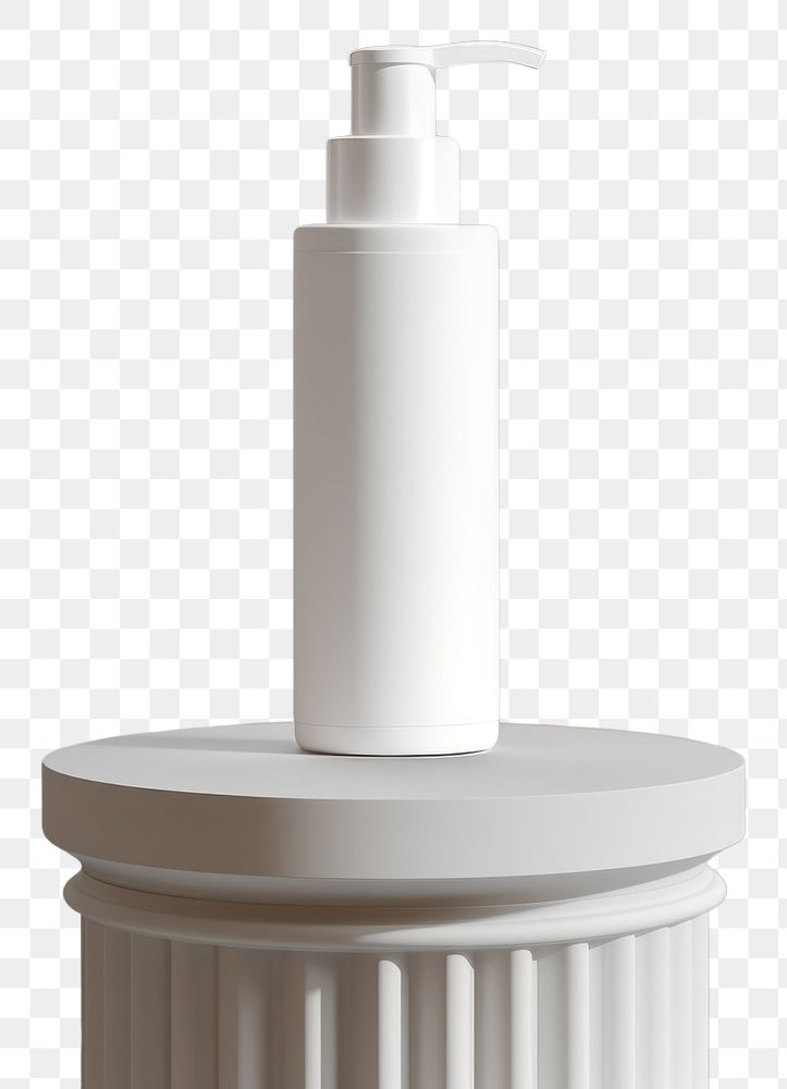 PNG  Pump bottle mockup column architecture bathroom.