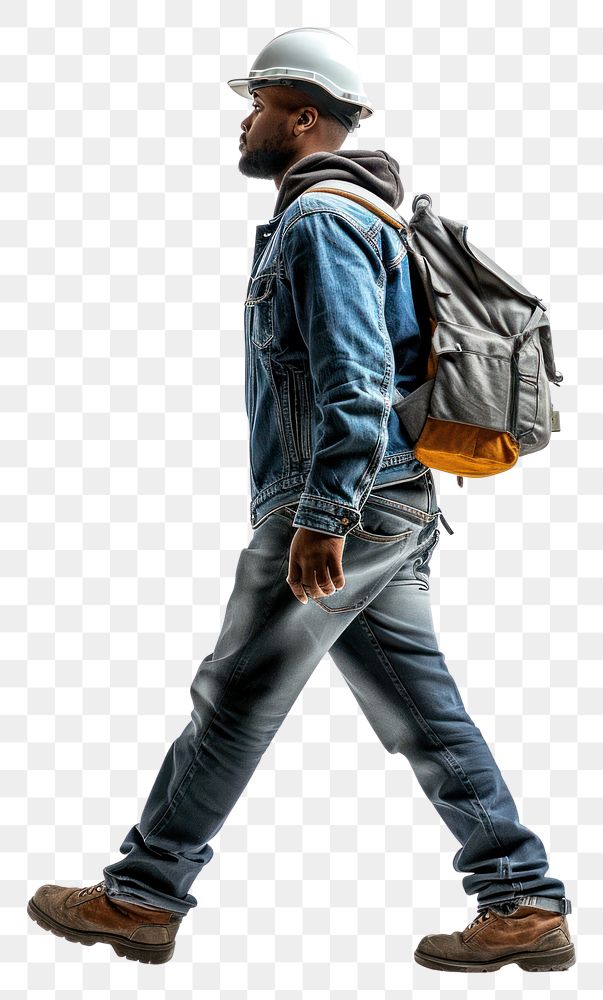 PNG Backpack footwear standing walking.