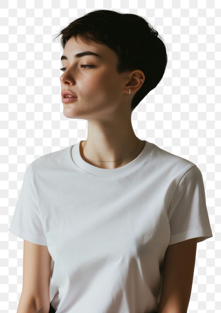 PNG T-shirt clothing fashion person.