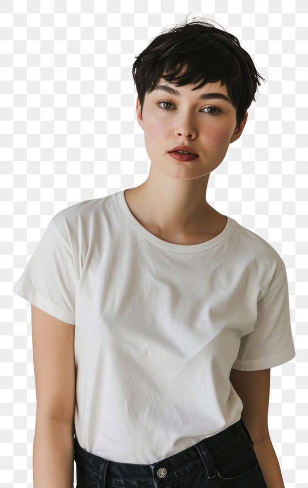 PNG T-shirt photography portrait clothing.