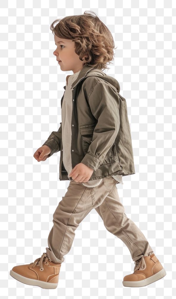 PNG Footwear jacket child khaki.