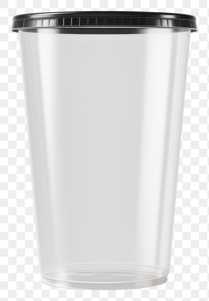 PNG  Transparent plastic cup mockup white background refreshment disposable.