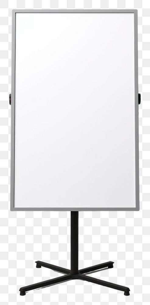 PNG  A-Stand sign mockup white background absence screen.
