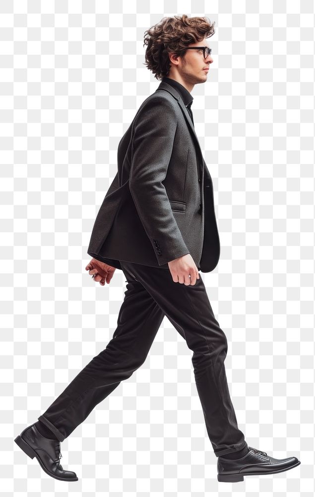 PNG Walking blazer tuxedo adult.