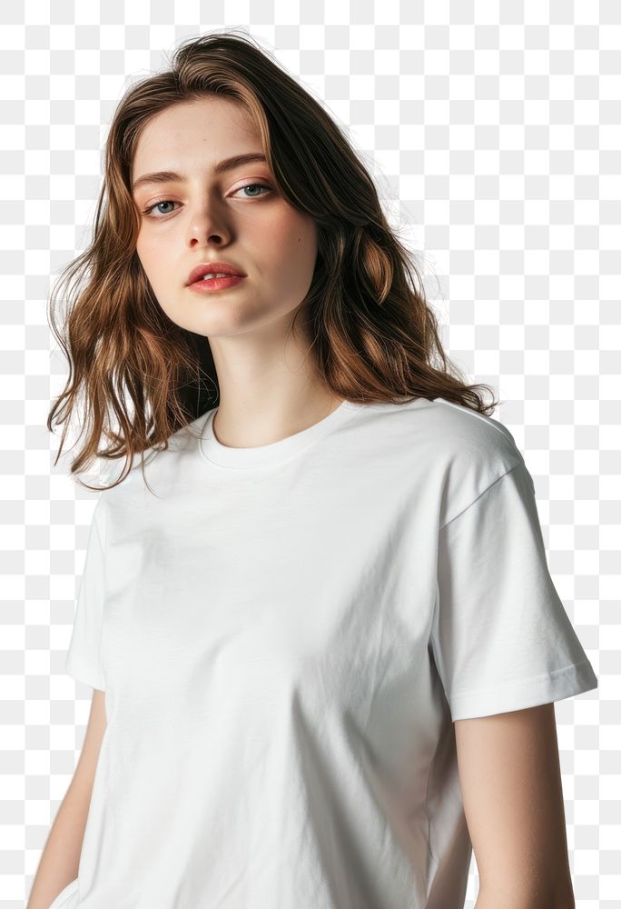 PNG T-shirt portrait clothing sleeve.