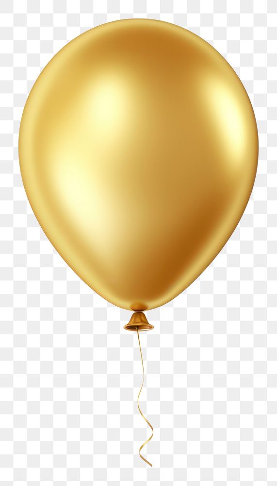PNG Balloon icon shiny gold white background.