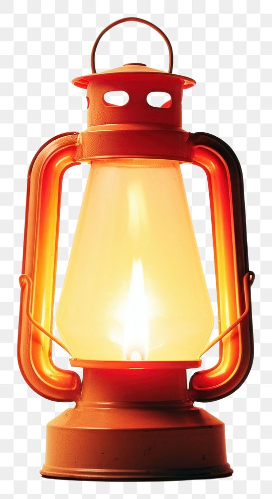 PNG Lantern lamp illuminated lampshade.