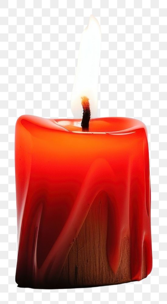 PNG Candle fire illuminated darkness.