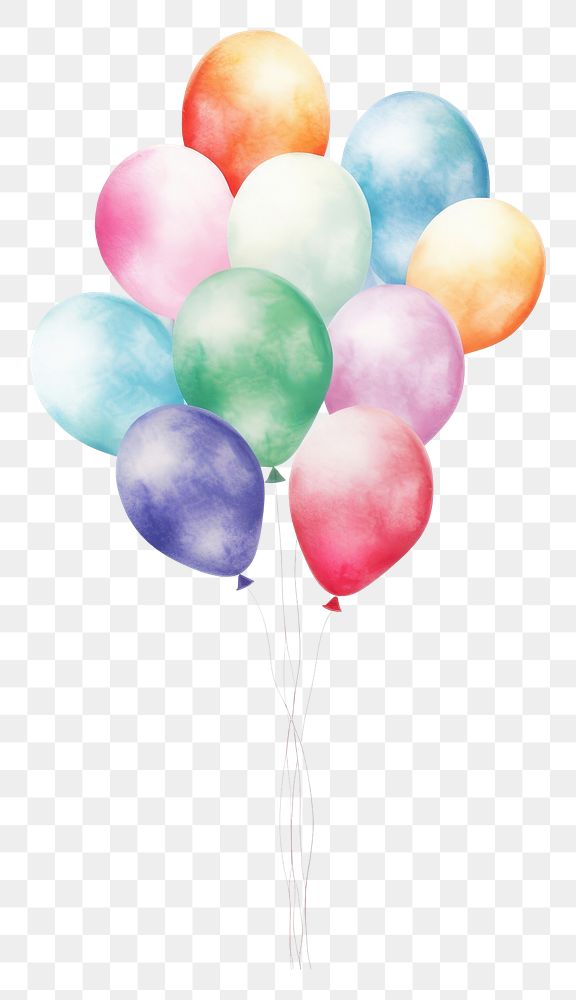 PNG Balloon celebration white background anniversary.