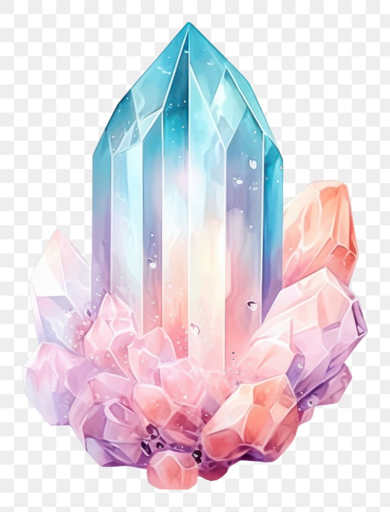 PNG Crystal gemstone mineral quartz crystal creativity jewelry.