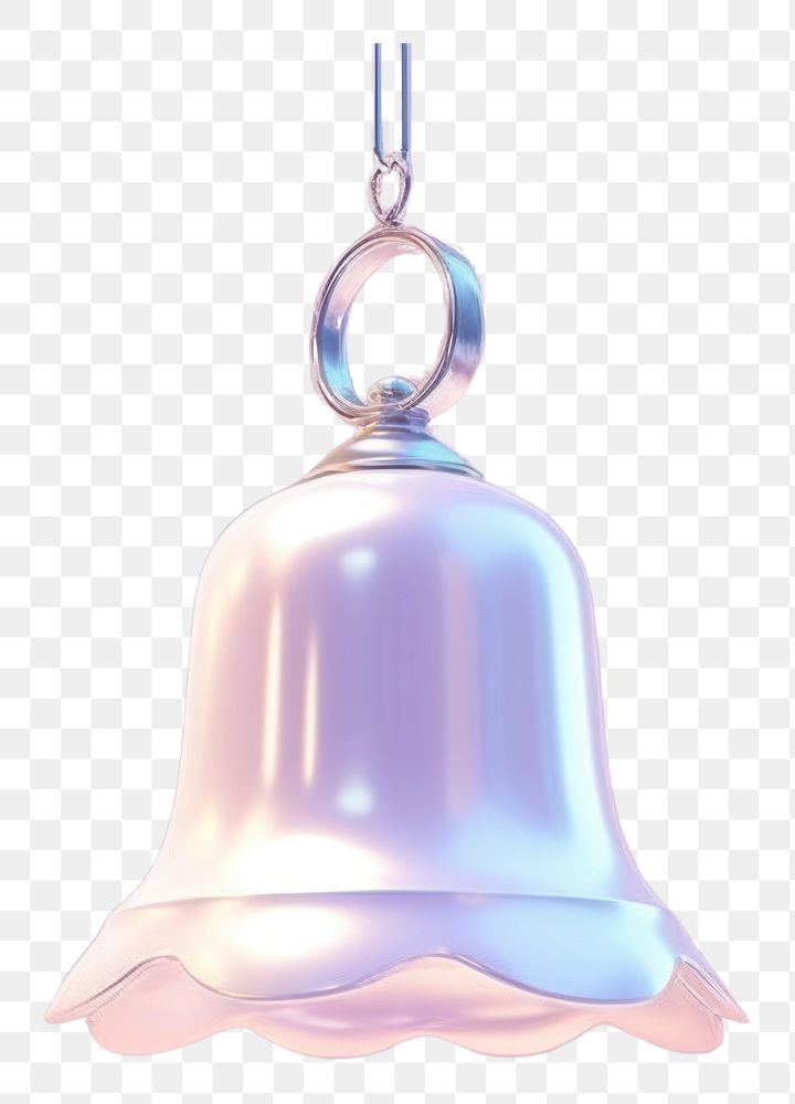 PNG Simple bell lamp illuminated decoration.