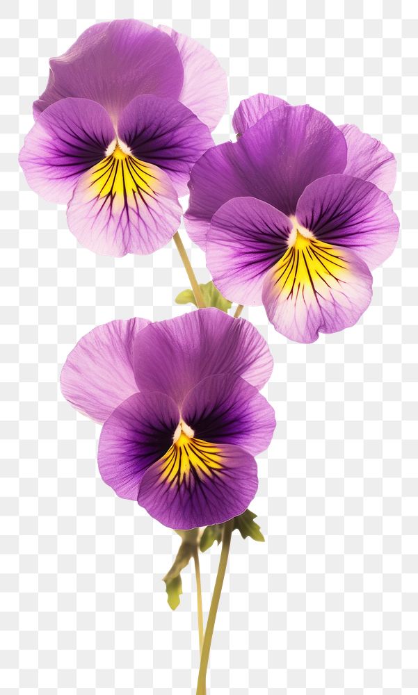 PNG  Real Pressed a Pansy flowers pansy blossom plant.