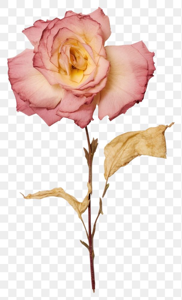 PNG  Real Pressed a Rosa flowers petal plant rose.