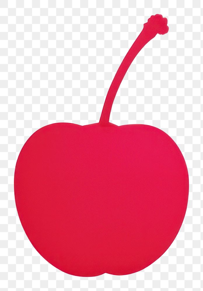 PNG Cherry minimalist form fruit plant food.