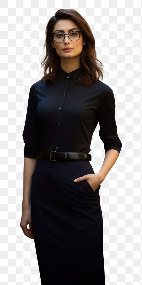 PNG Business portrait glasses dress. AI generated Image by rawpixel.