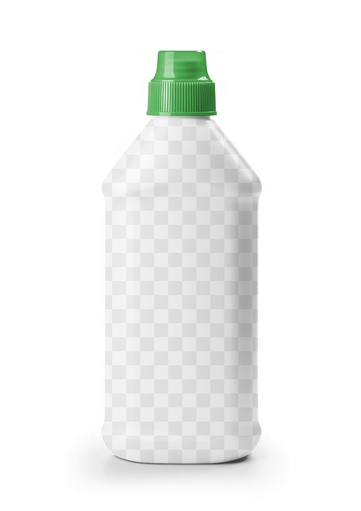 Bottle png mockup, transparent design