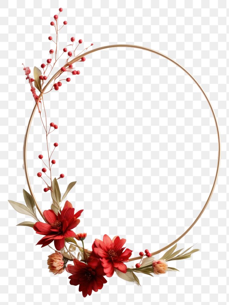 PNG Flower plant accessory graphics.