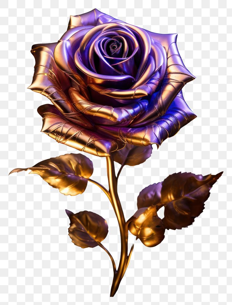 PNG Rose flower violet plant.