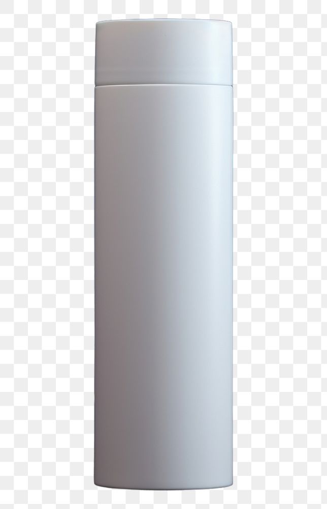 PNG Simple white tube packaging mockup cylinder bottle night.