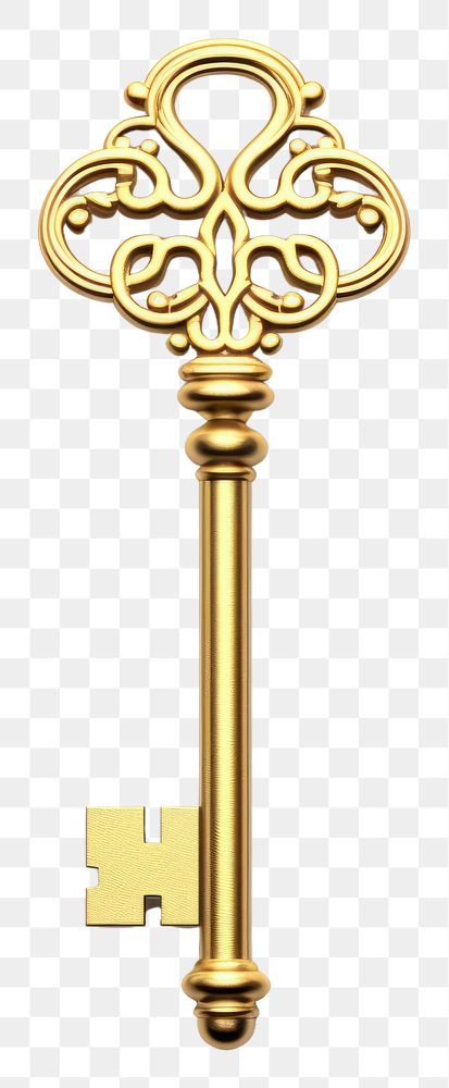 PNG Key symbol gold white background.
