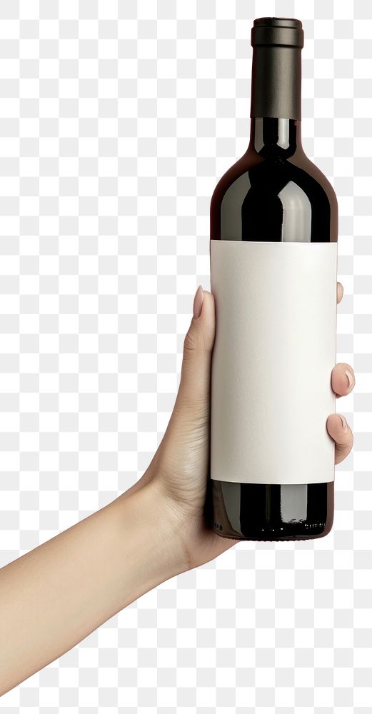 PNG Wine bottle wine holding drink.