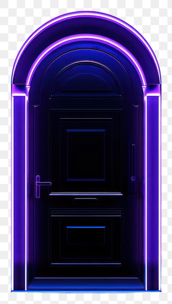 PNG Illustration door Neon rim light neon purple blue.
