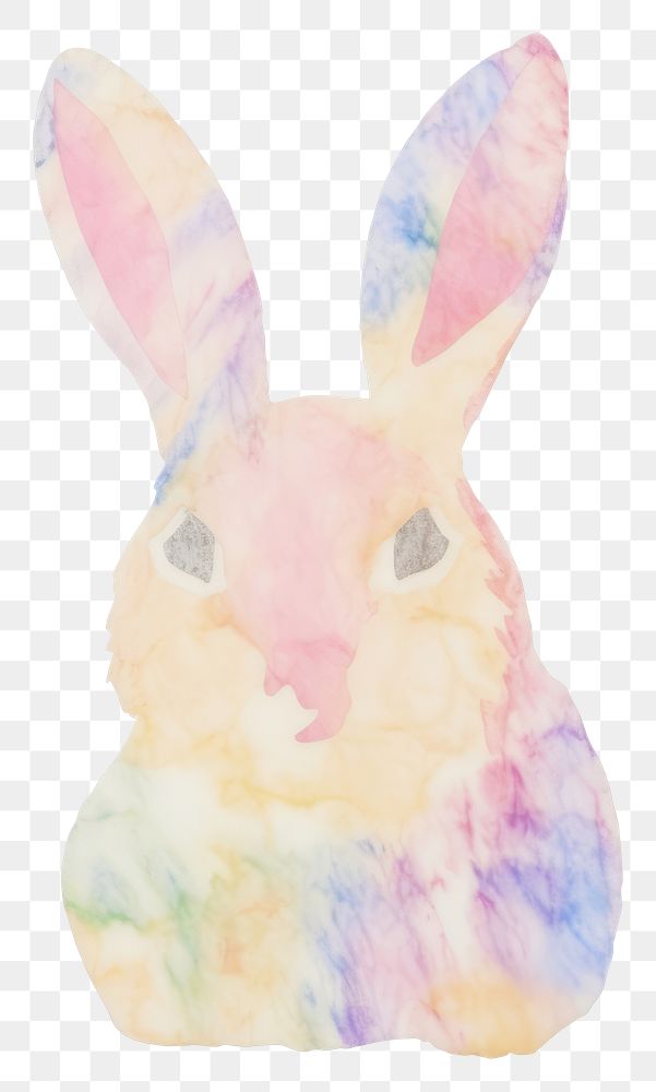 PNG Bunny shape marble distort shape rodent animal mammal.