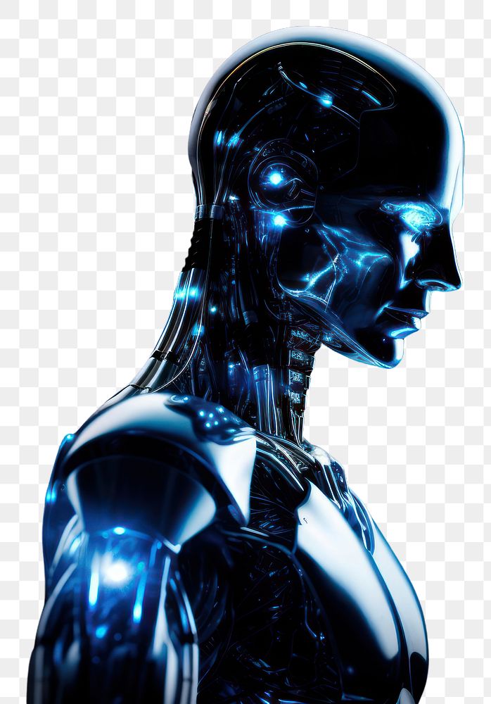 PNG Robot robot technology blue.