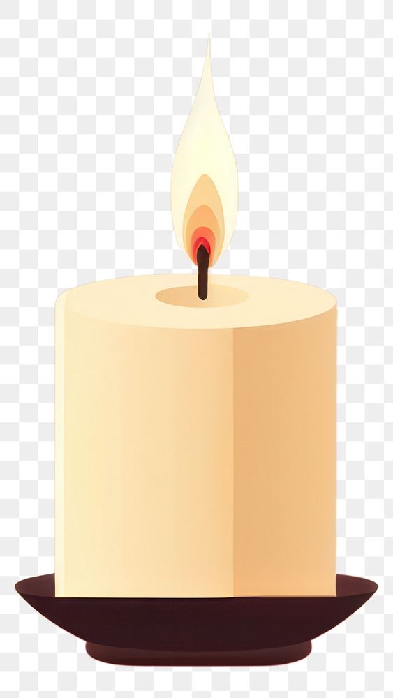 PNG  Candle candle fire illuminated.