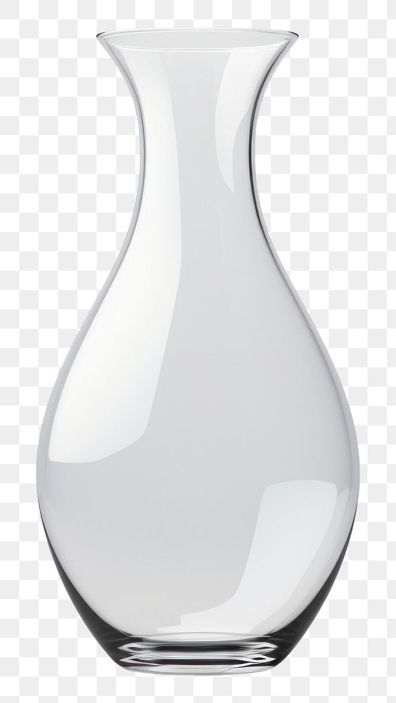PNG Vase long no color transparent glass porcelain white.