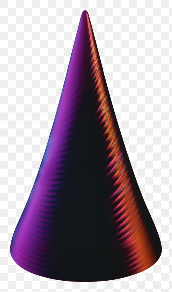 PNG  A cone shape technology black background single object.