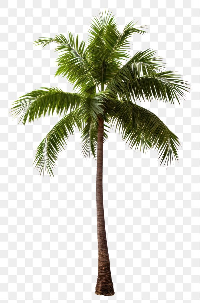 PNG  Tropical tree coconut plant.