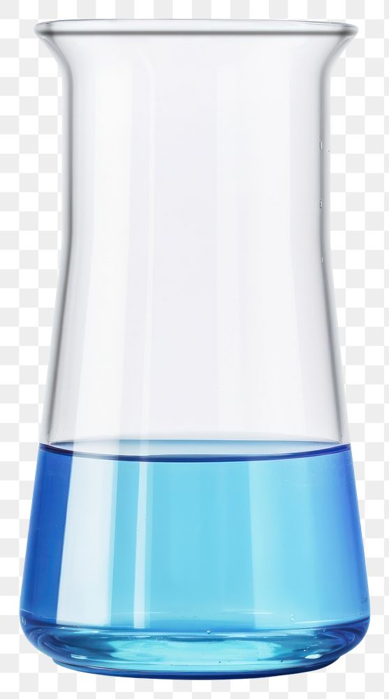 PNG  Beaker bottle vase white background.