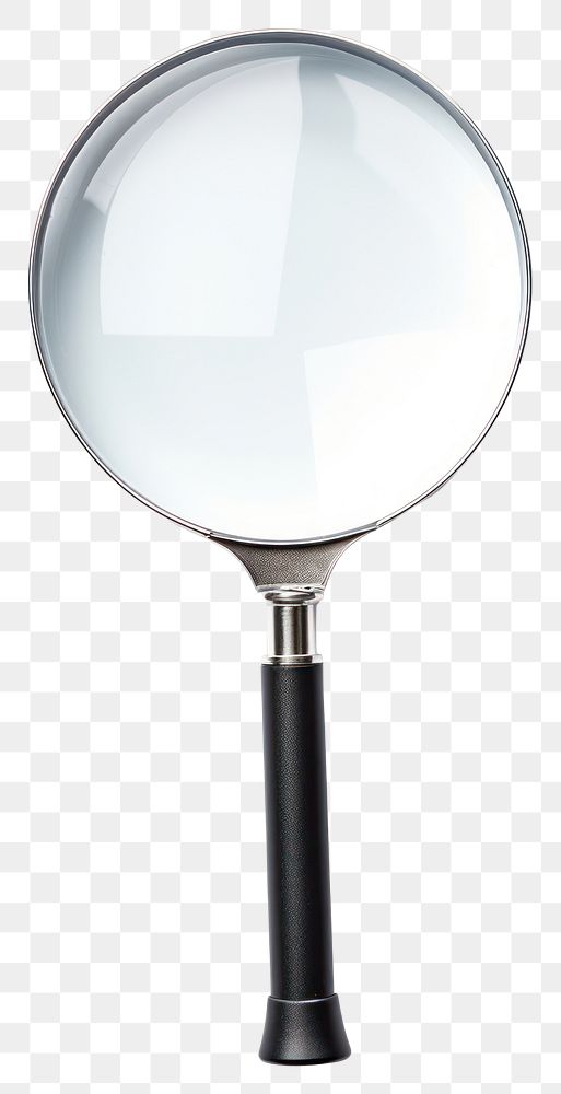 PNG  Magnify glass white background reflection simplicity.