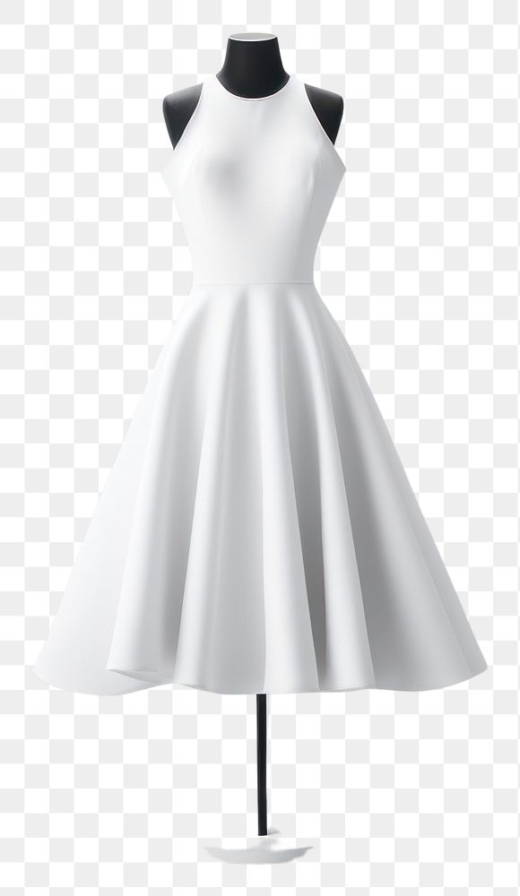PNG  Dress minimal dress mannequin fashion.