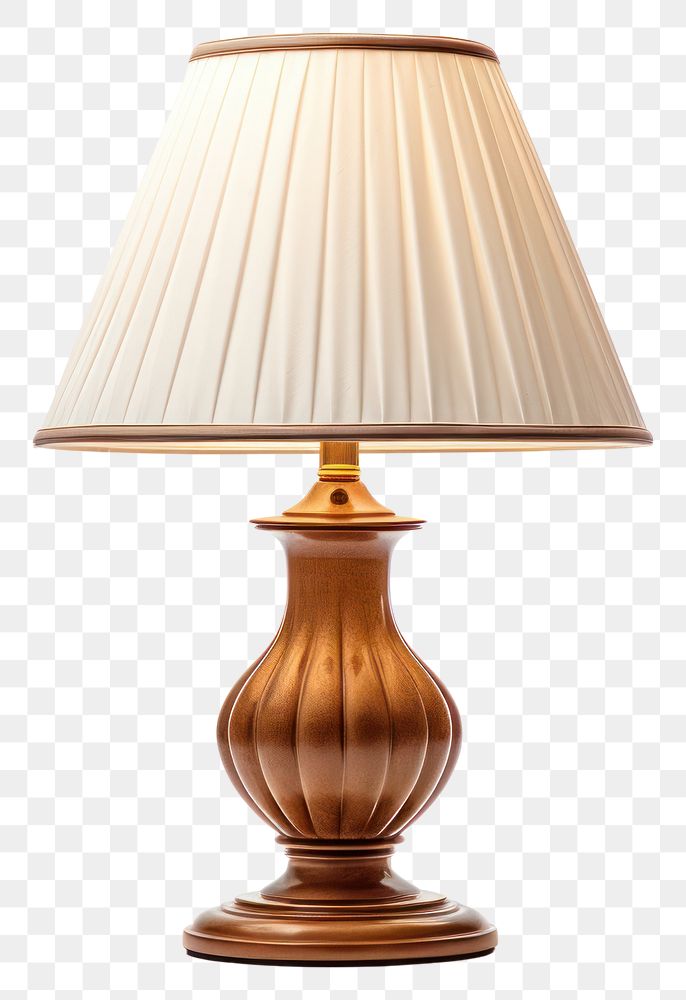 PNG Lamp modern lampshade white background illuminated.