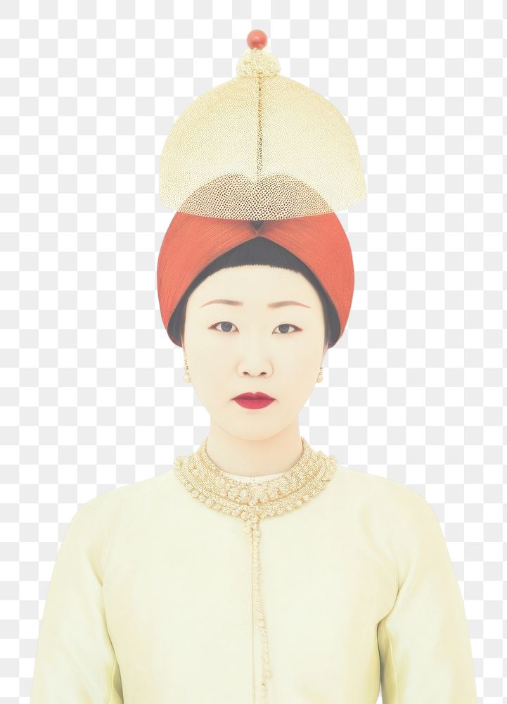 PNG  Asian princess portrait adult photo. AI generated Image by rawpixel.
