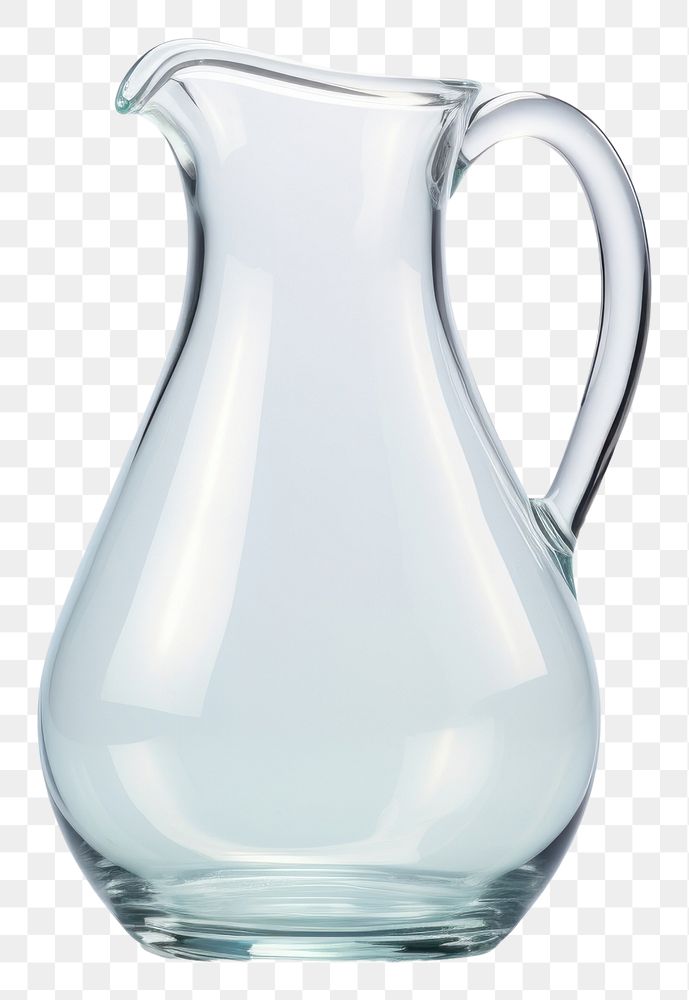 PNG  Glass pitcher transparent drink jug.